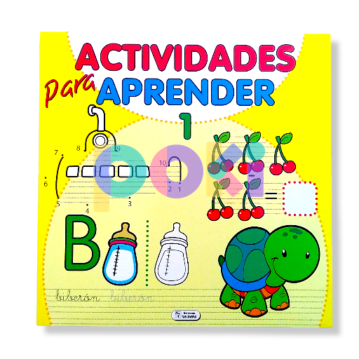 Actividades para Aprender 1 y 2 Set de dos piezas (Colección Colorear Cuadrado)