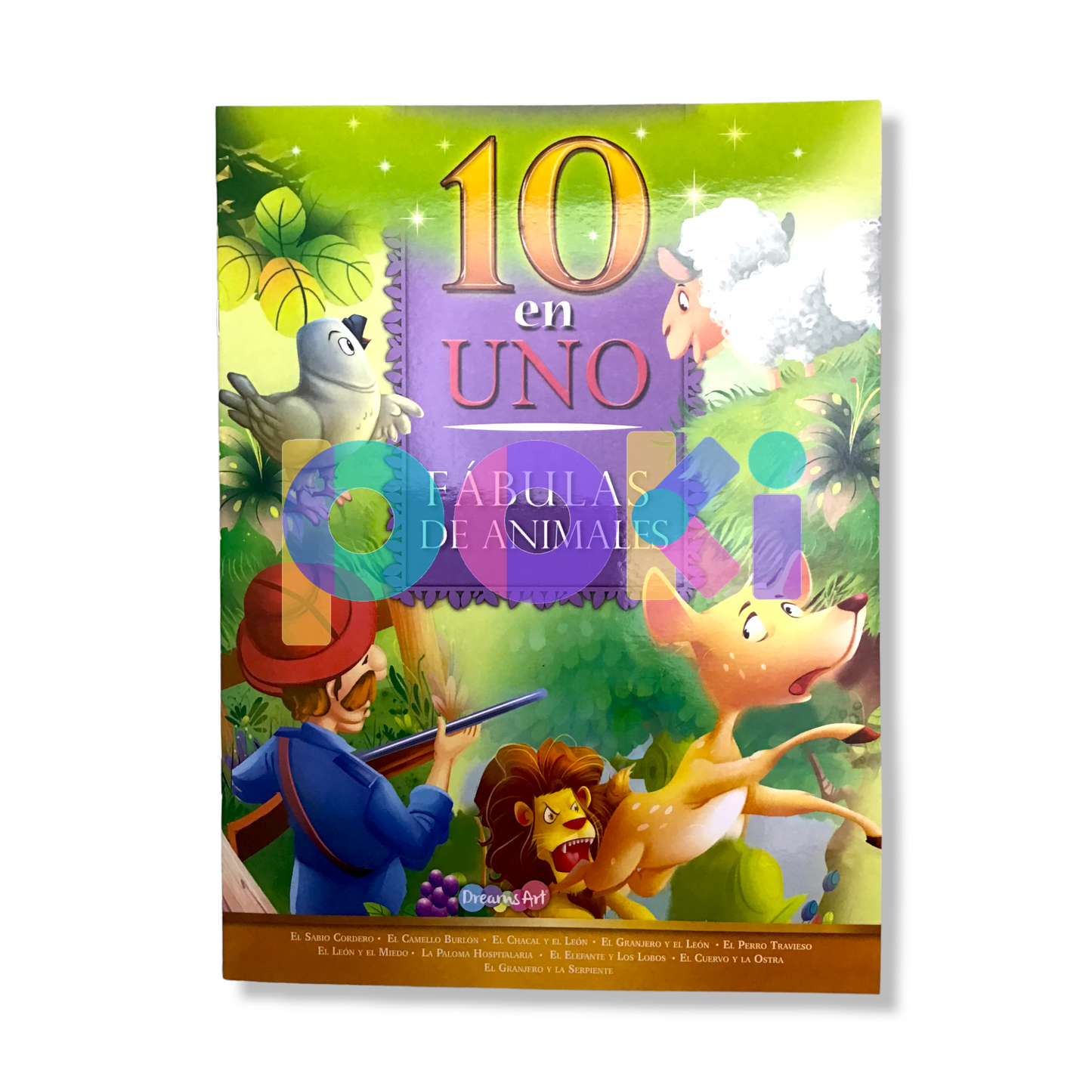 10 en UNO: Fabulas,  Aventuras,  Cuentos e Historias de Animales (Set de 4)