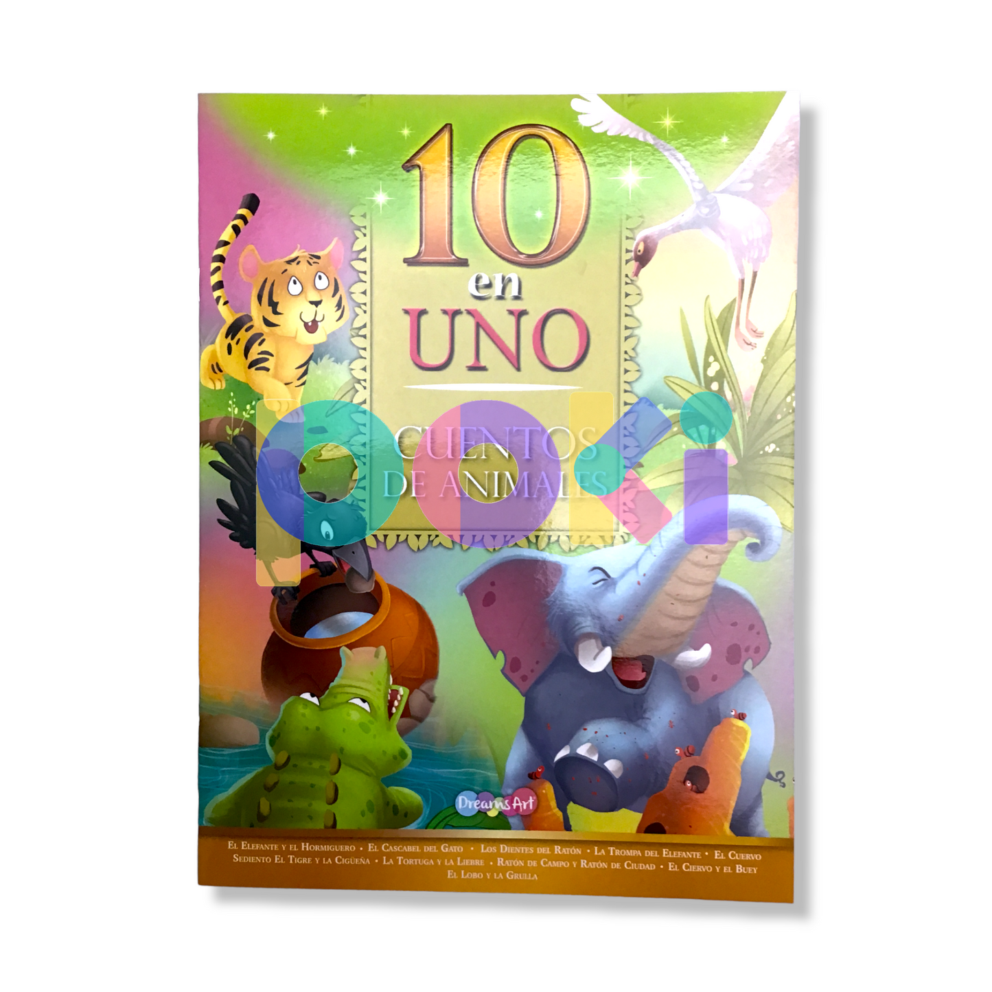 10 en UNO: Fabulas,  Aventuras,  Cuentos e Historias de Animales (Set de 4)