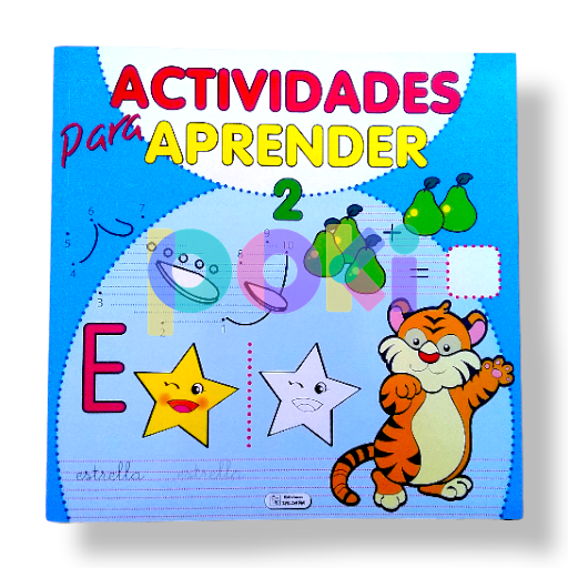 Actividades para Aprender 1 y 2 Set de dos piezas (Colección Colorear Cuadrado)