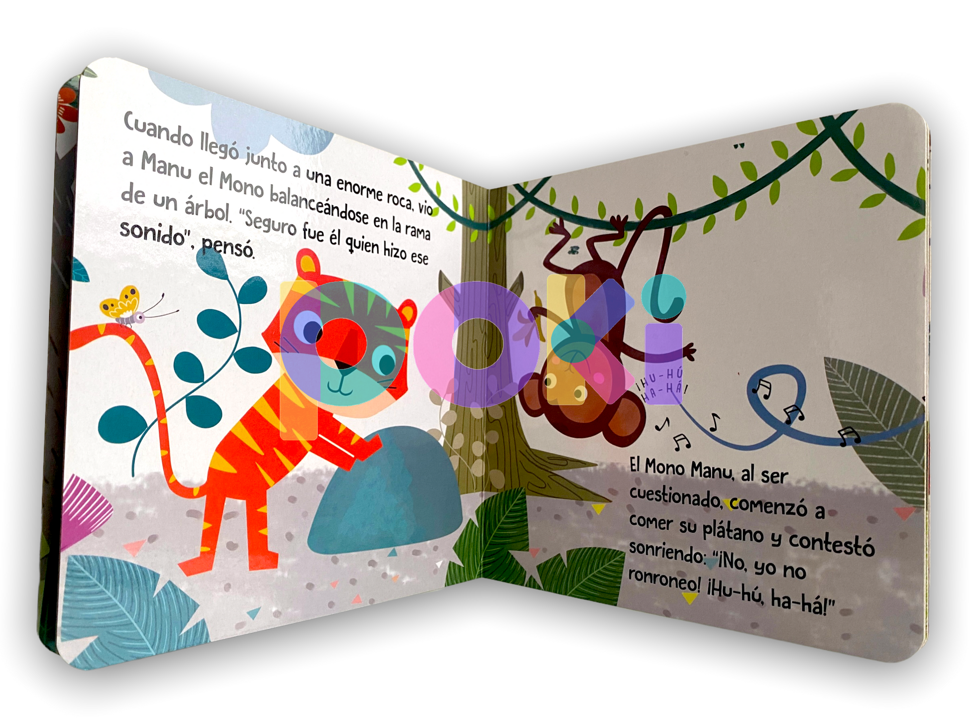 Marco jungla con tigre - Dibustock, dibujos e ilustraciones infantiles para  cuentos