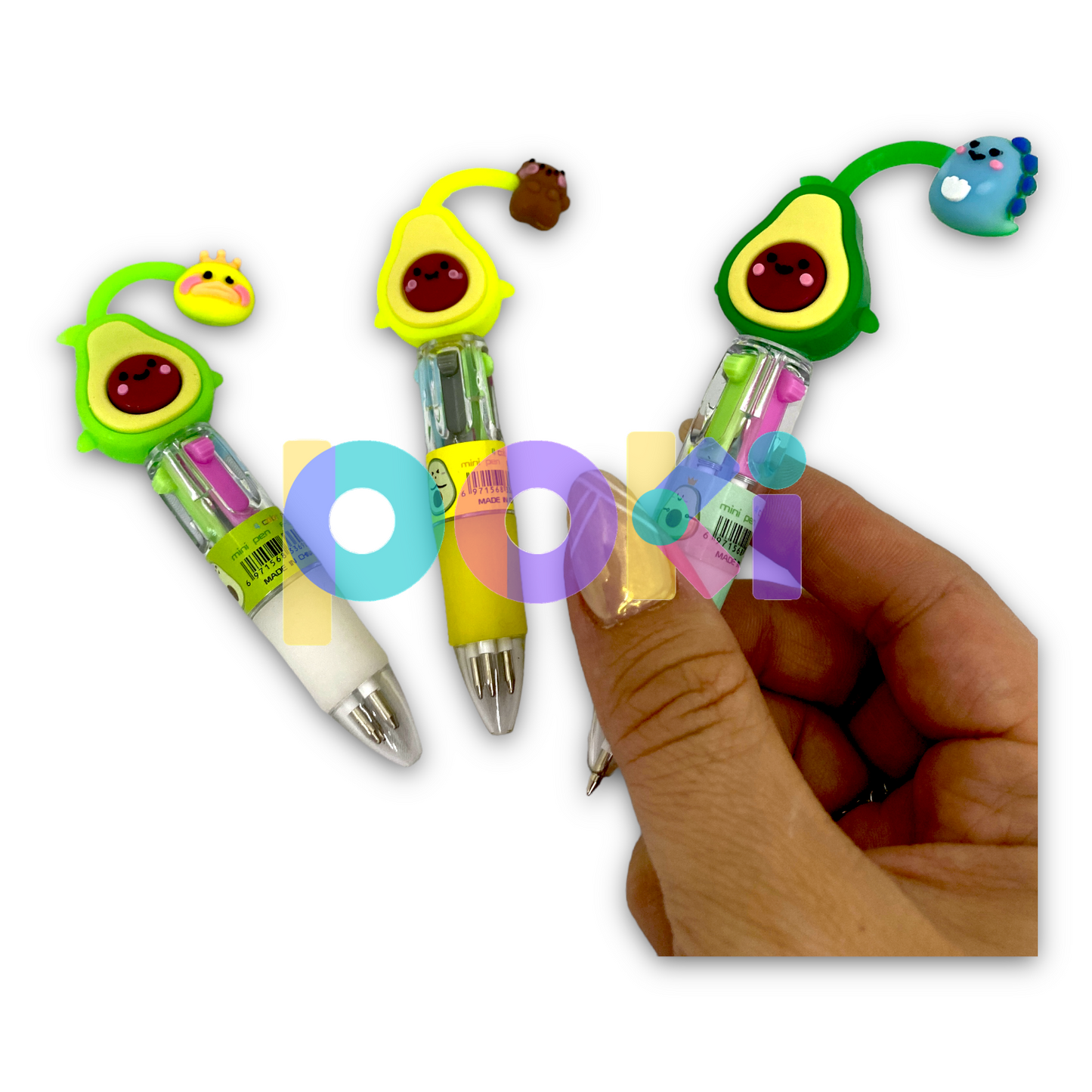 Mini Pluma Aguacate Kawaii